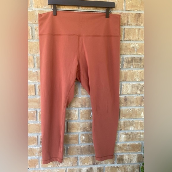 Lululemon Wunder Train High Rise Tight, Aztec Brick, Size 18 - Picture 8 of 9